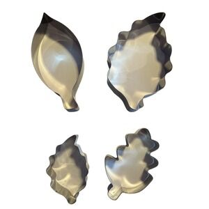 Leaf Cookie Cutters Set of 4 Fall Autumn Botanical‎ Baking Supplies